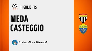 HIGHLIGHTS Eccellenza Girone A 2425  Day 1  MedaCasteggio [upl. by Negeam245]