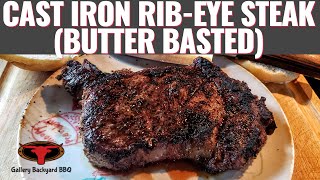 Cast Iron Skillet New York Strip Steak Recipe [upl. by Howard]