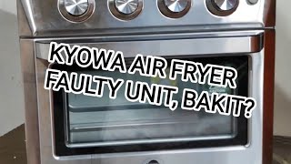 KYOWA AIR FRYER OVEN KW3860 FAULTY ROTISSERIE UNIT [upl. by Nytsirhc]