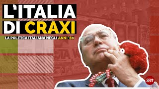 L’Italia di Craxi la politica italiana negli anni ‘80 [upl. by Erret]