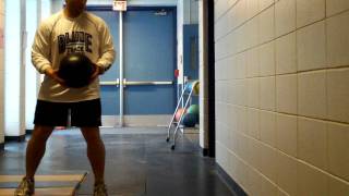 HS Lateral Med Ball Wall Throws [upl. by Mitchiner]