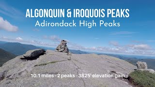 Algonquin Peak amp Iroquois Peak  Adirondacks NY [upl. by Nimzay919]