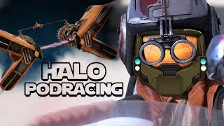 Halo 5 PODRACING  Custom Forge Map Gameplay [upl. by Tombaugh881]