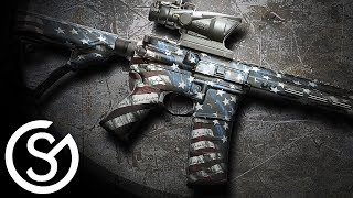 GunSkins AR 15M4 Rifle Skin DIY Install Tutorial [upl. by Aman158]