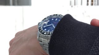 Hands On Squale 30 ATMOS Black GMT Ceramica  MK2  SEL Bracelet [upl. by Ariak834]