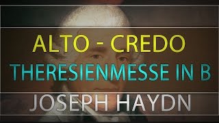 Alt  Credo Joseph Haydn Theresienmesse in B 2015 [upl. by Noiraa]