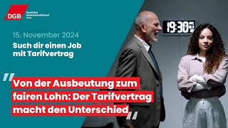 Such dir einen Job mit Tarifvertrag [upl. by Ynnatirb]