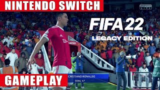 FIFA 22 Nintendo Switch Gameplay [upl. by Arotahs414]