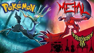 Pokémon X amp Pokémon Y  Battle Xerneas  Yveltal  Zygarde 【Intense Symphonic Metal Cover】 [upl. by Akinad]