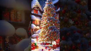 happy krismas daycomingsoon 25december [upl. by Yrollam]