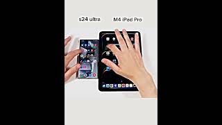 M4 iPad Pro vs S24 Ultra samsung vs apple edit speed blowup [upl. by Yennor]