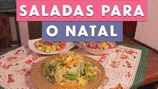 Receita  Saladas Especiais para o Natal [upl. by Bagger137]