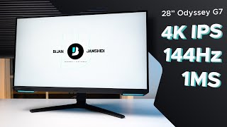 Fast 4K 144Hz Monitor  Samsung Odyssey G7 [upl. by Neo475]