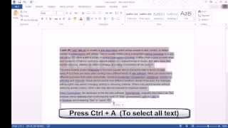 Remove Hyperlinks All at Once in Word 2013 [upl. by Hadeis713]