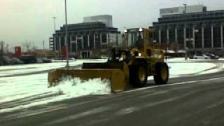 John Deere 444G Wheel Loader w Horst 12ft Snow Pusher [upl. by Yntruoc814]