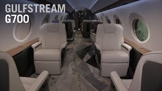 Take a Full Tour of Gulfstreams new G700 Aircraft  AIN [upl. by Moneta979]