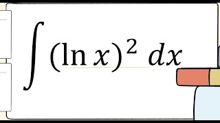 Integral of ln x2 dx [upl. by Bathulda]