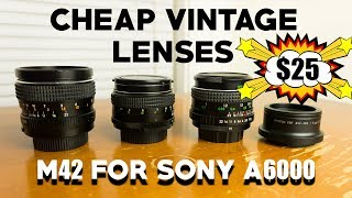 Vintage lenses on digital cameras How good are they in reality compared to modern lenses [upl. by Scornik]