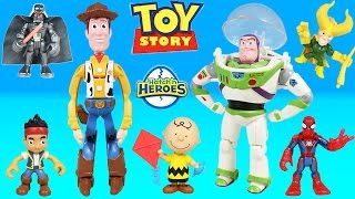 Disney Pixar Toy Story Hatch N Heroes Woody amp Buzz Lightyear search for the Evil Emperor Zurg [upl. by Alrats]