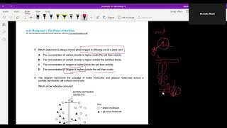 Diffusion  Osmosis and active transport part II [upl. by Suilienroc]