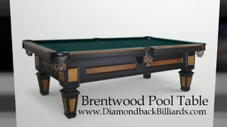 Brentwood Pool Table By Olhausen Billiards Call 4807921115 [upl. by Norrek]