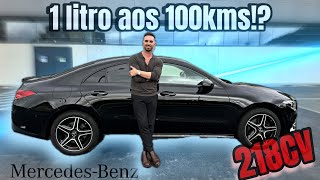 1L aos 100KMS O MERCEDES CLA 250E FAZ 😱 [upl. by Rox]