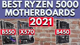 Best Ryzen 5000 Motherboard  Best Motherboard for Ryzen 5600X 5800X 5900X amp 5950X CPUs [upl. by Cykana237]