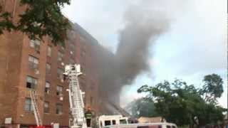 HEMPSTEAD NY NASSAU 4TH ALARM 590 FULTON AVE 61712 [upl. by Roice]