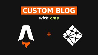 Create a Custom Blog with Astro amp NetlifyCMS in MINUTES [upl. by Lavern330]