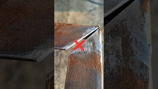 Not many people know how to properly weld gaps in loose angle iron joints [upl. by Eniamart]