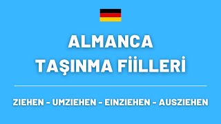 quotziehen  umziehen  ausziehen  einziehenquot Arasındaki Farklar [upl. by Inol]