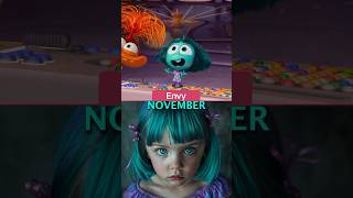 YOUR MONTH YOUR CHARACTERS INSIDE OUT 2 IN REAL LIFE [upl. by Fitting]