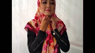 Tutorial Pakai Tudung Bawal Kekaboo Basic [upl. by Llerrot583]