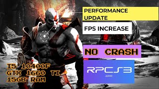 RPCS3 PERFORMANCE UPDATE GOD OF WAR 3 [upl. by Jeb]