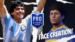 FIFA 23 DIEGO MARADONA Face Creation [upl. by Enilrahc]