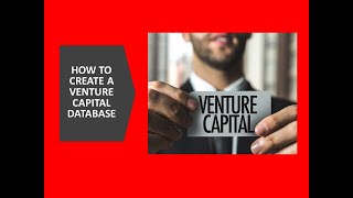 How to Create a Venture Capital Investor Database in 2022  Find Venture Capital Investors [upl. by Sisely612]