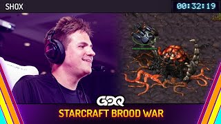 Starcraft Brood War by Shox in 3219  Summer Games Done Quick 2024 [upl. by Dej355]