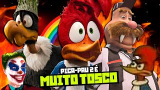 O SEGUNDO LiveAction do PICAPAU PicaPau 2 é MUITO TOSCO kkkkkkkkkkkkkkkkkkkkkk [upl. by Irroc]