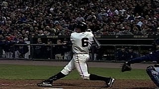 MINSF Snow hits a tworun homer into McCovey Cove [upl. by Wakefield]