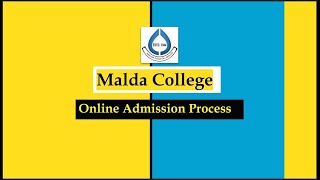 Online Application for 1st Year 2021 MobileDesktop  Malda College Admission Process Video 1 [upl. by Akilat]