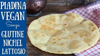 PIADINA senza glutine  RICETTA BASE  Polvere di Riso [upl. by Ahsenid]