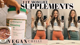 Important Postpartum Supplements  Vegan Chilli Recipe  Ivy Carnegie  Pretty Balanced [upl. by Andi]