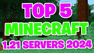 Top 5 BEST Minecraft Servers To Join in 2024 121 [upl. by Riesman]