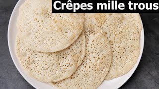 Recette des crêpes mille trous [upl. by Madlen]