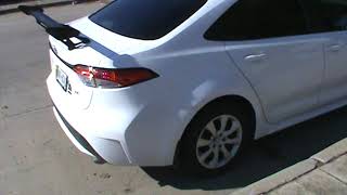 2020 Toyota Corolla Le Exhaust [upl. by Atirak611]