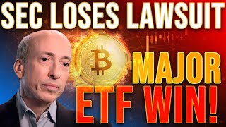 SEC Loses MAJOR Grayscale Lawsuit 🚨 Bitcoin ETF Approval Imminent🔥 [upl. by Paugh282]