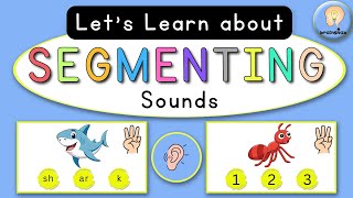 Segmenting Sounds For Kids  Phonemic Awareness [upl. by Hanzelin]