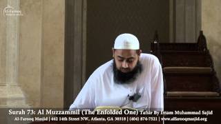 Surah 73 Al Muzzammil The Enfolded One [upl. by Bergess292]