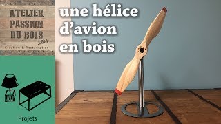 HELICE DAVION EN BOIS  WOOD PROPELLER feat Renaud Bauer [upl. by Jeremie195]