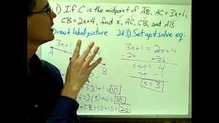 Midpoints Bisectors and Vertical Angles [upl. by Nohsram641]